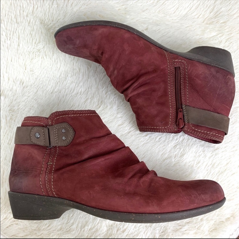 Cobb Hill New Balance Booties 11M Leather CCR09RD